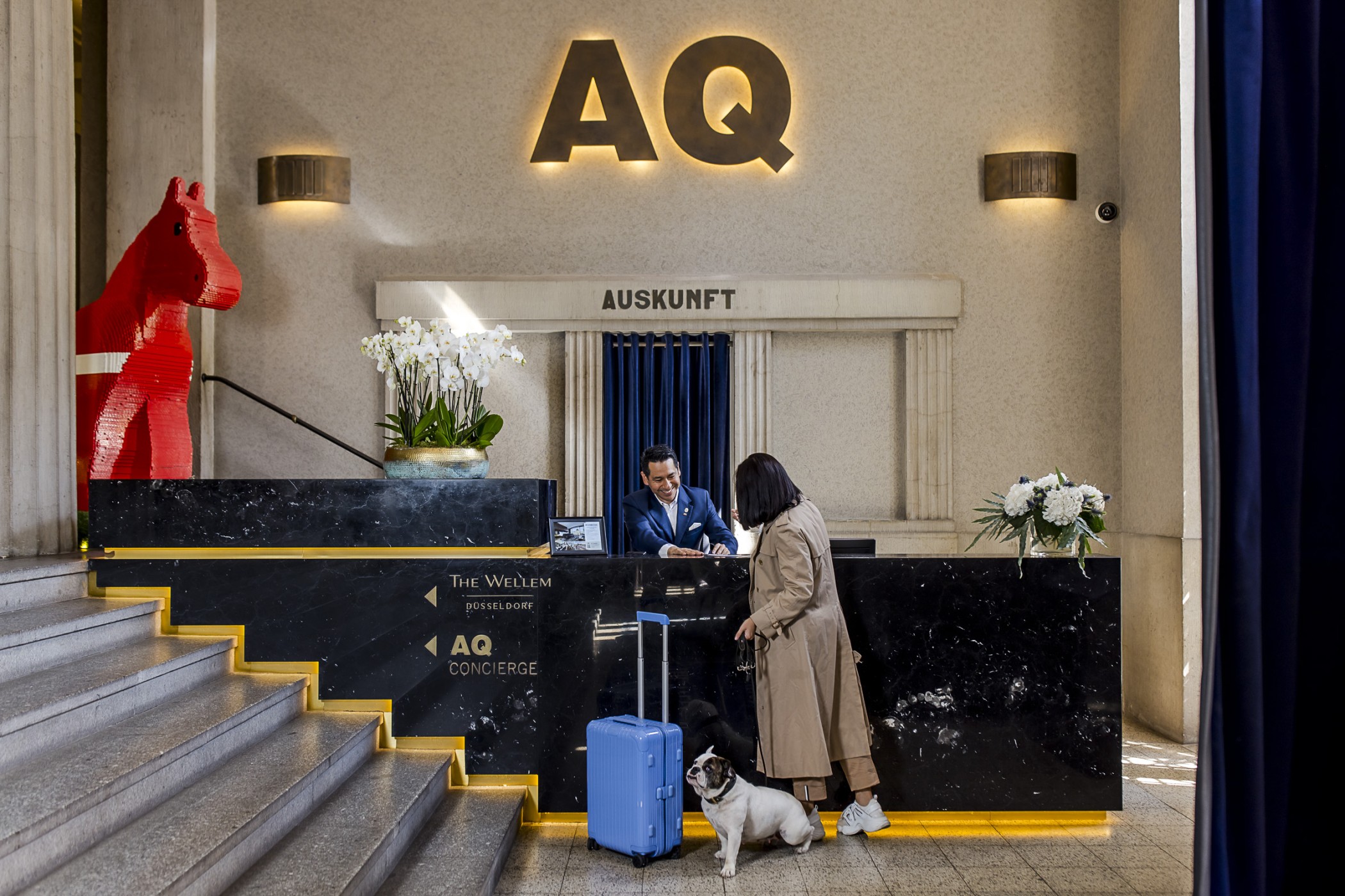 Concierge Service im The Wellem Hotel im Andreas Quartier in Düsseldorf