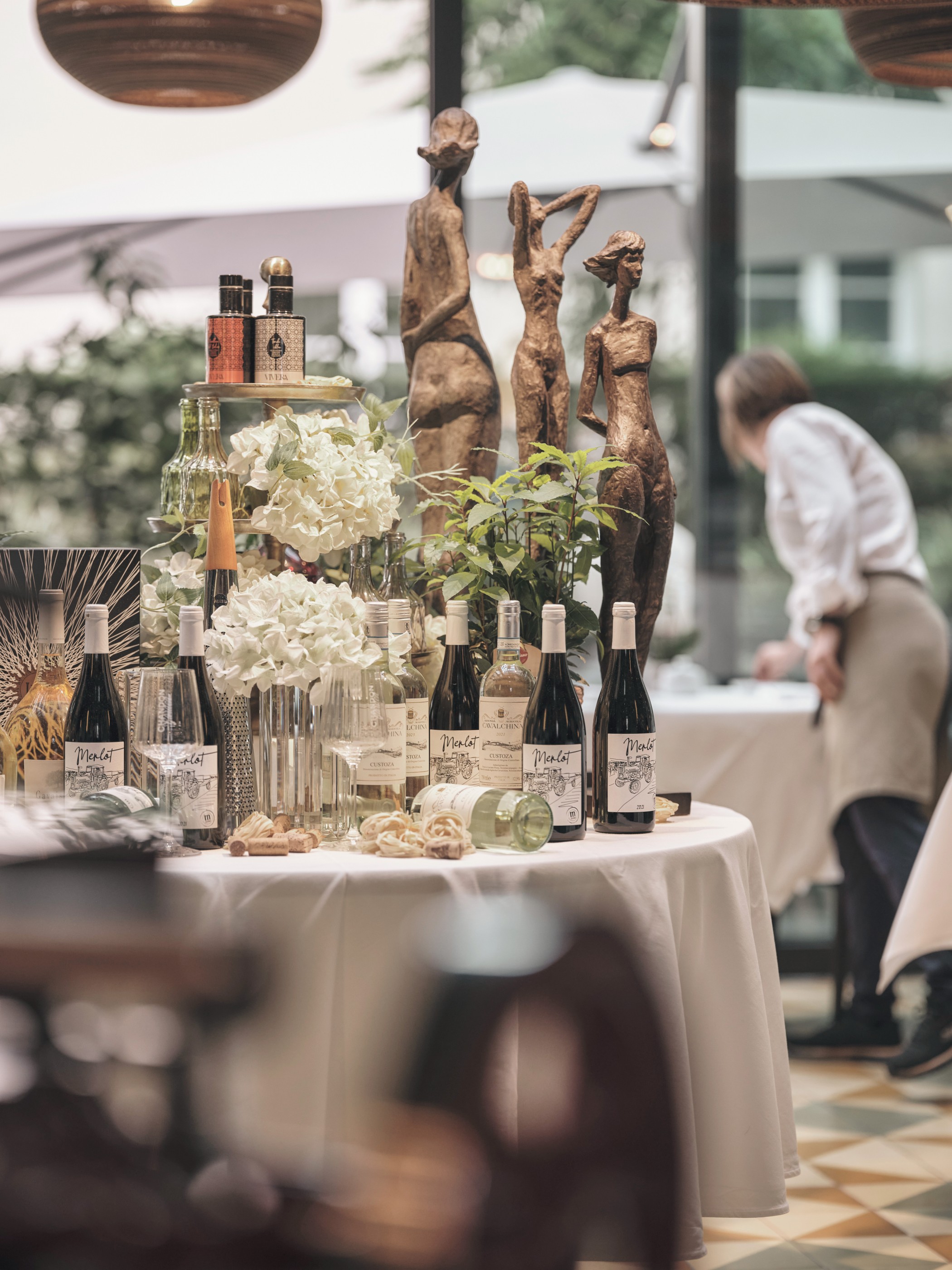 Event in der Gastronomie im Andreas Quartier in Düsseldorf