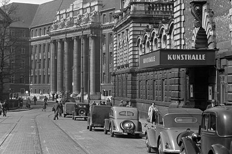 Historischer Blick auf das Andreas Quartier in Düsseldorf