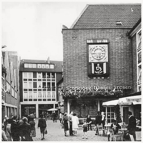 Schneider Wibbel Gasse in Düsseldorf in der Nähe des Andreas Quartiers in Düsseldorf