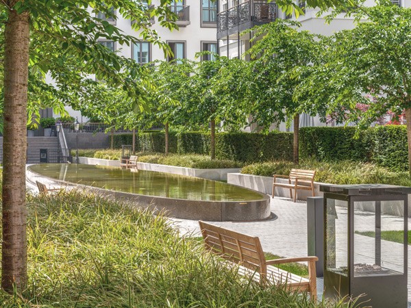 Andreas Garten im Andreas Quartier in Düsseldorf