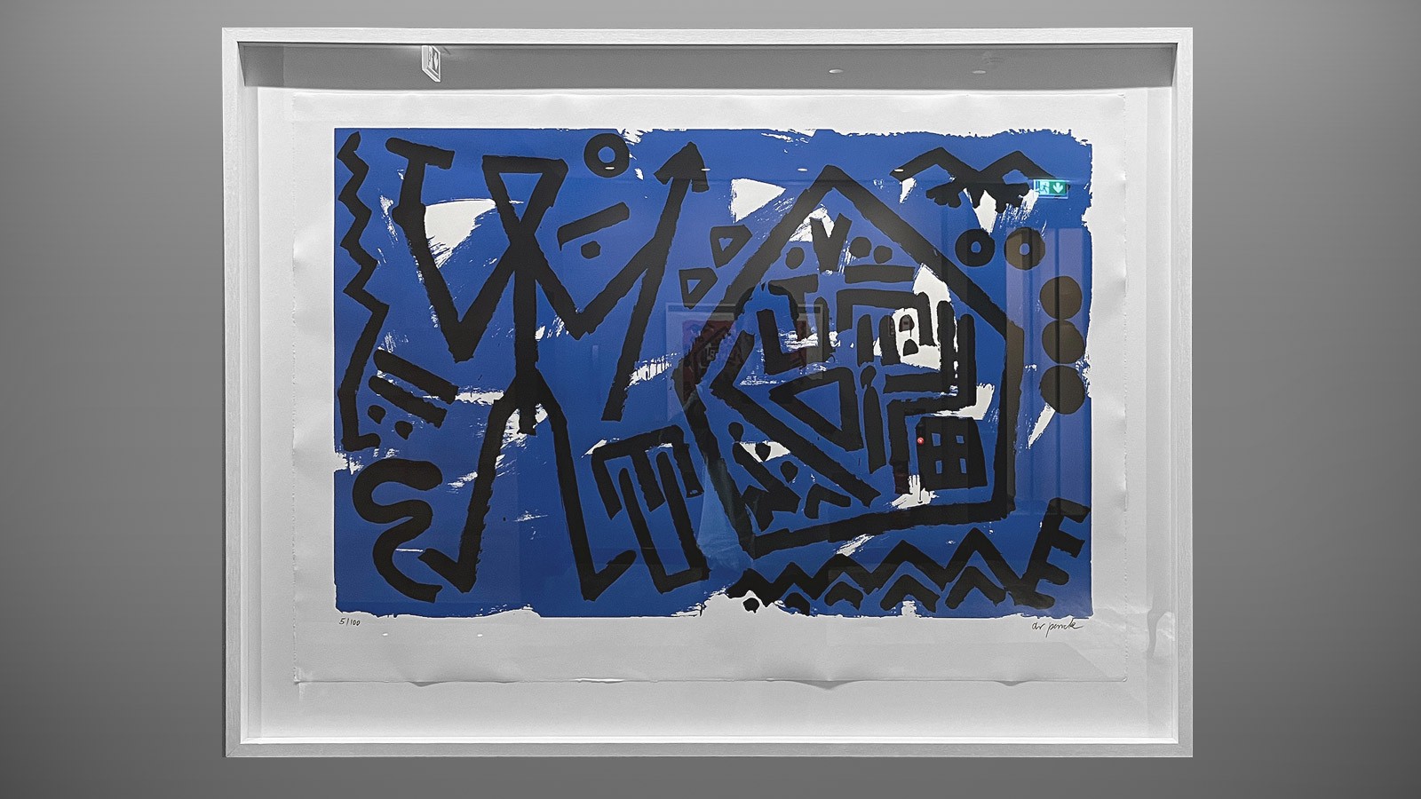 Kunstwerk im The Wellem Hotel im Andreas Quartier in Düsseldorf