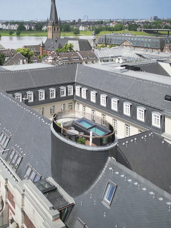 Rotunde auf dem Dach des Andreas Quartiers