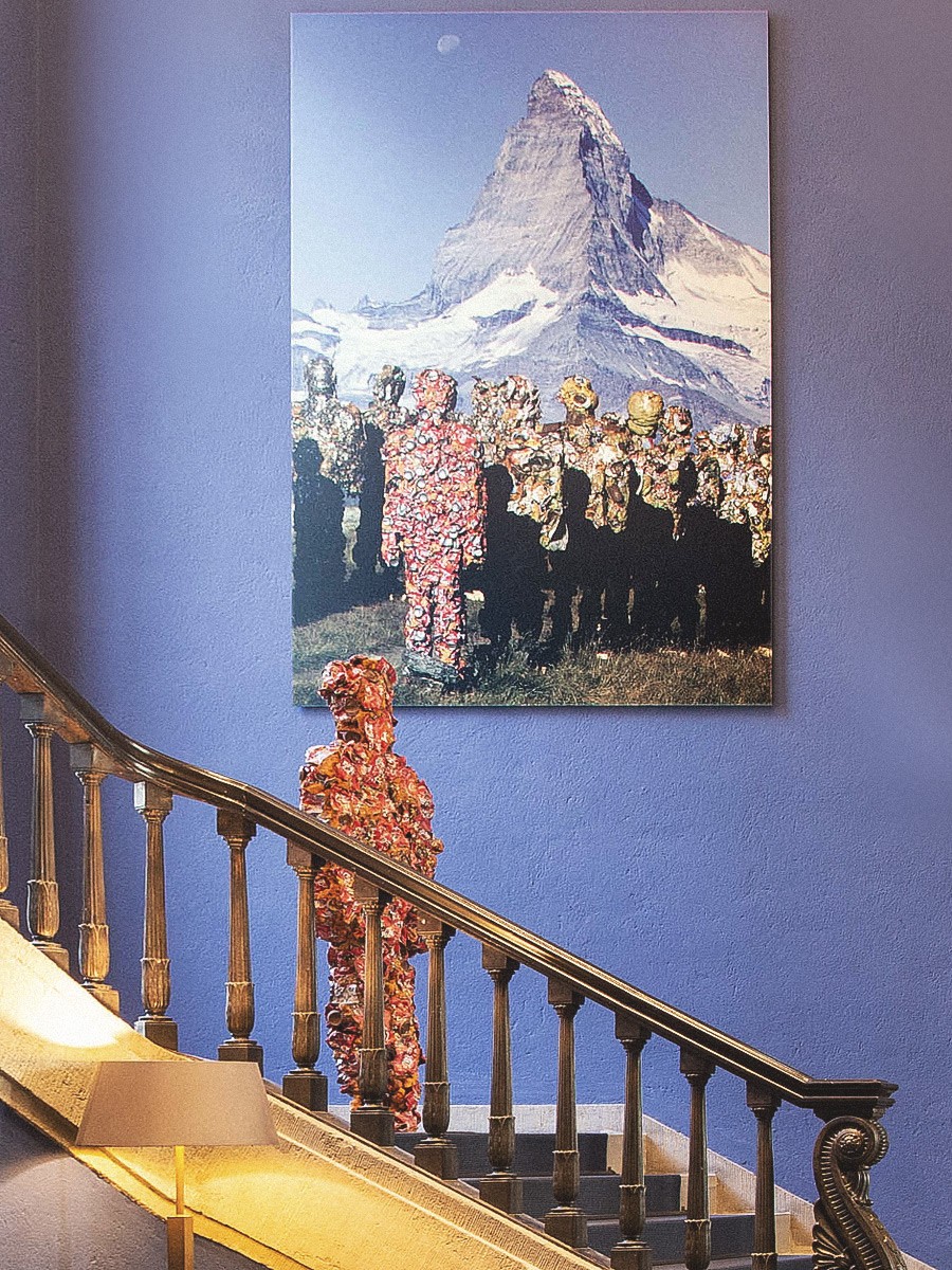 HA Schult Kunstwerk im Andreas Quartier in Düsseldorf