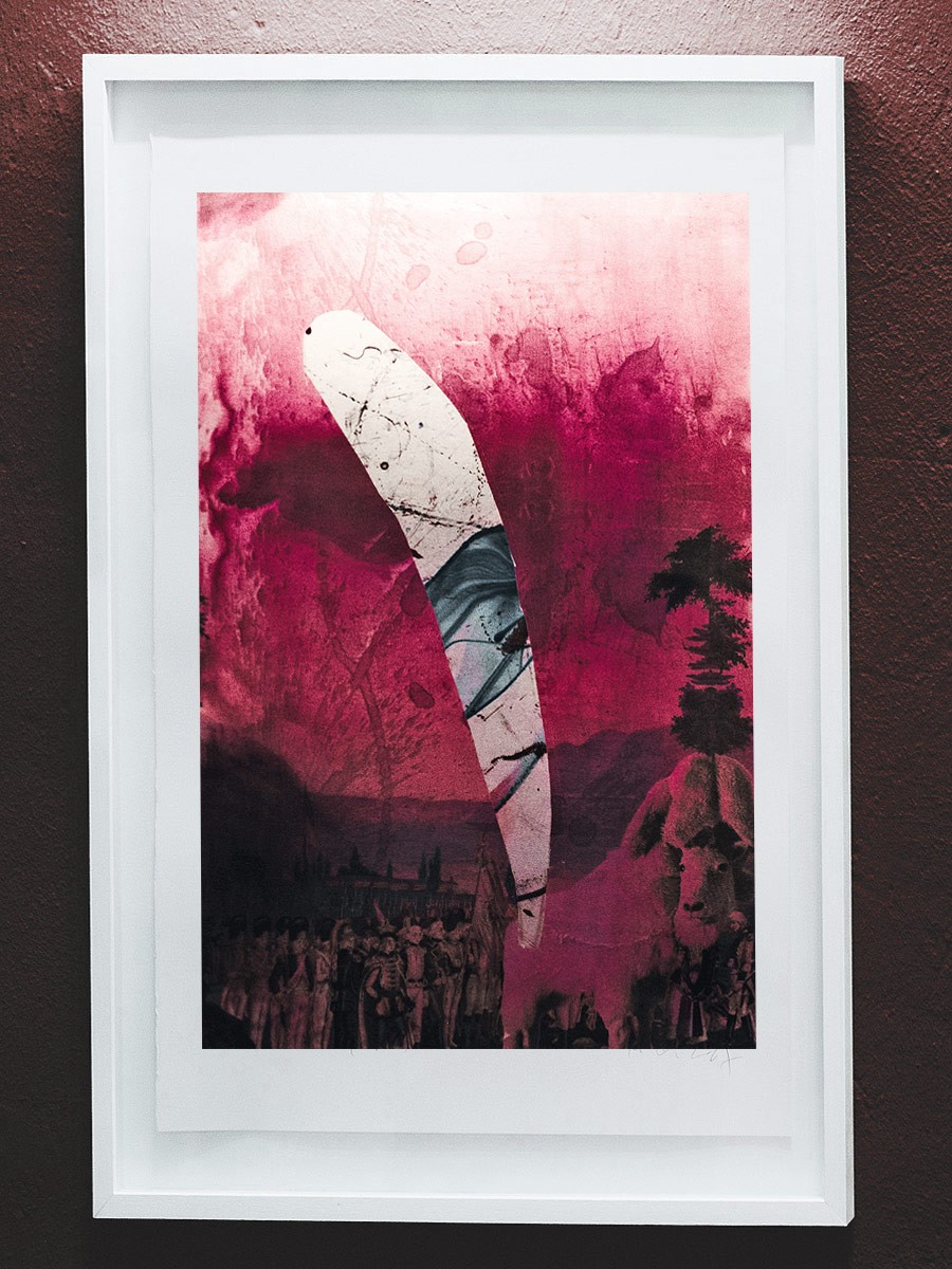 Julian Schnabel Kunstwerk im Andreas Quartier in Düsseldorf