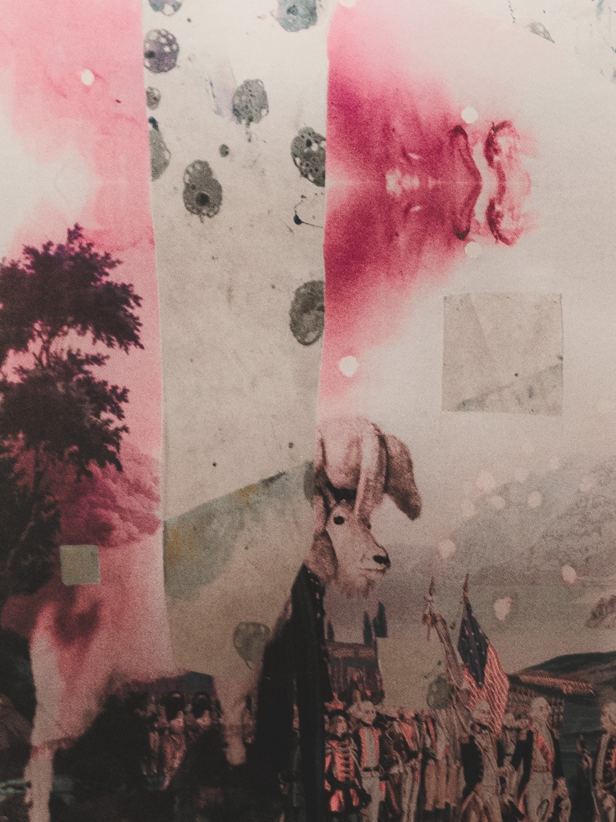 Julian Schnabel Kunstwerk im Andreas Quartier in Düsseldorf