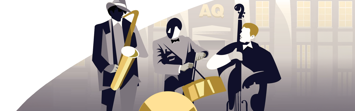 Jazz Trio Grafik im AQ
