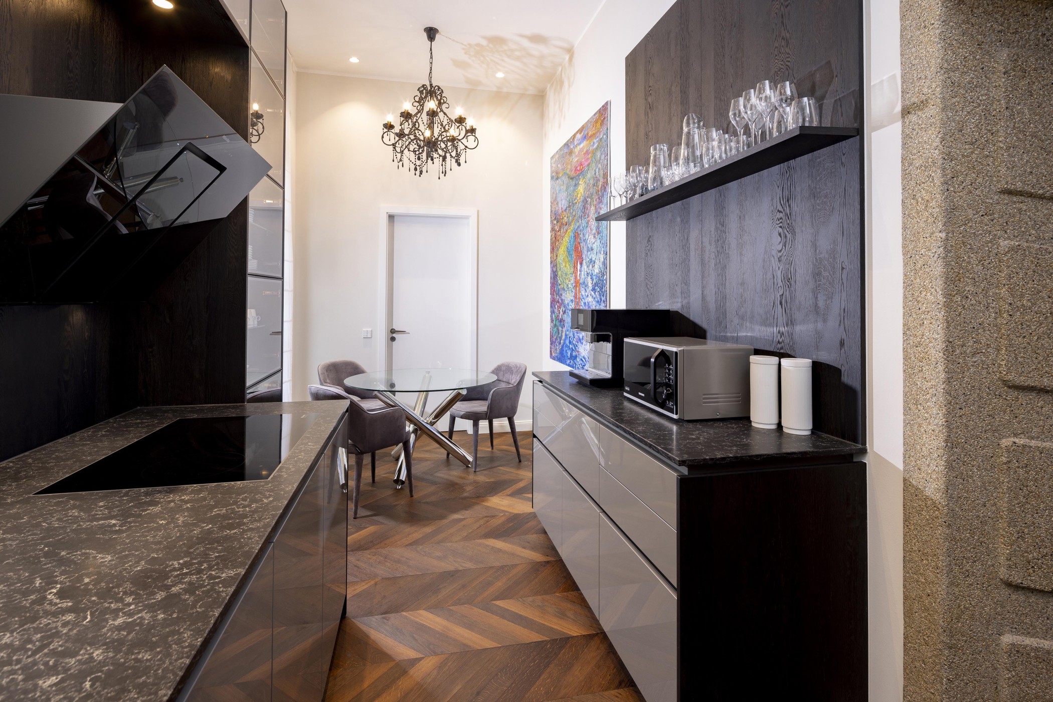 The Wellem Hotel Castle Suite Küche