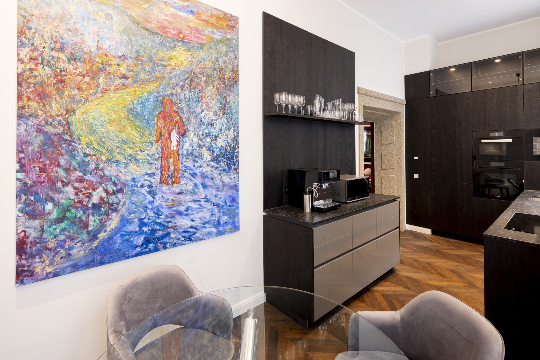 The Wellem Hotel Castle Suite Küche