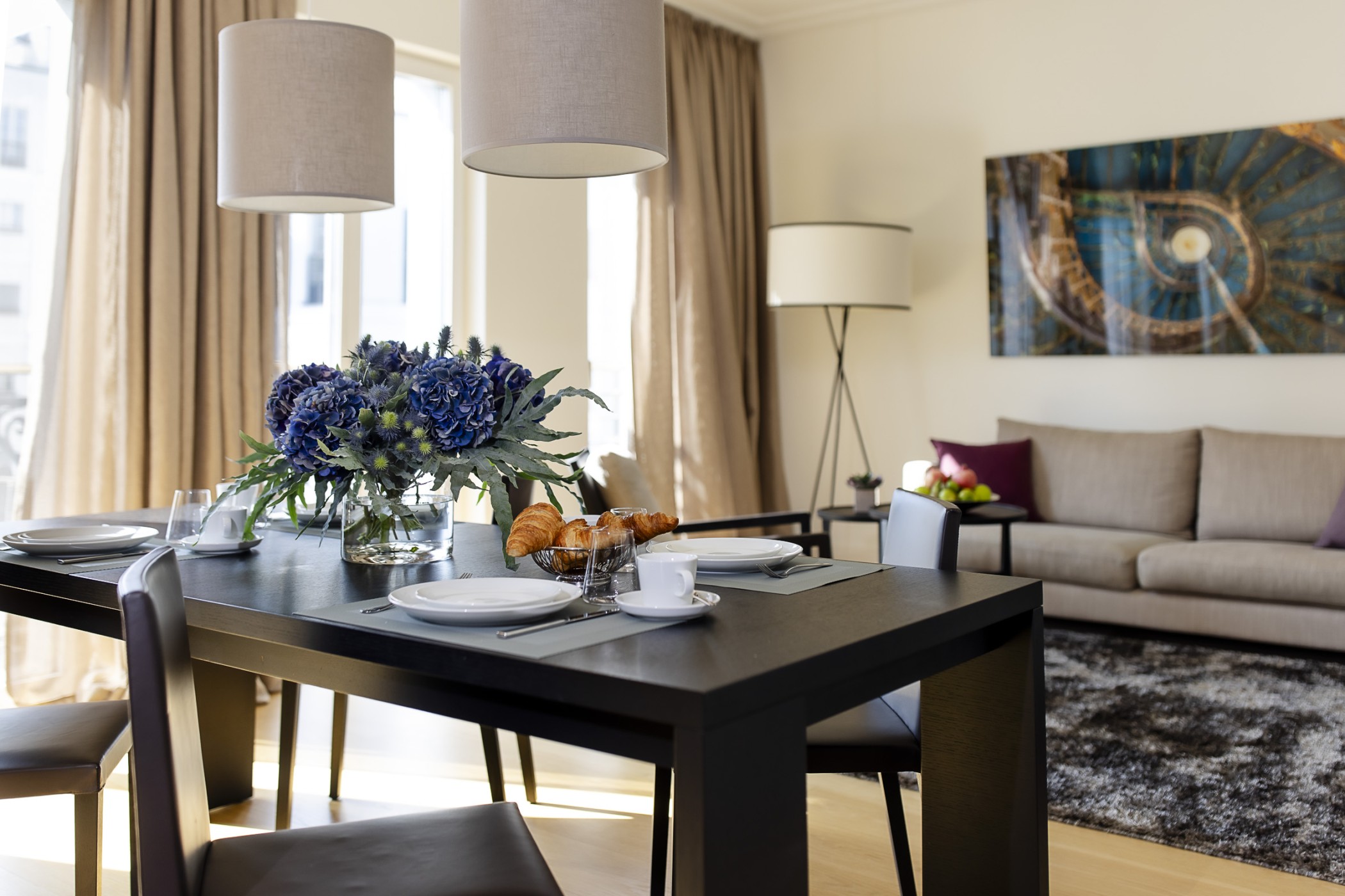 The Wellem Residences Serviced Apartment Wohnbereich